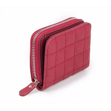 Load image into Gallery viewer, Modern PU Leather Card Holder Wallet Women Fashion Small Zipper Wallet Retro Mini Bags For Women