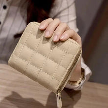 Load image into Gallery viewer, Modern PU Leather Card Holder Wallet Women Fashion Small Zipper Wallet Retro Mini Bags For Women