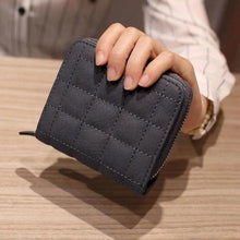Load image into Gallery viewer, Modern PU Leather Card Holder Wallet Women Fashion Small Zipper Wallet Retro Mini Bags For Women