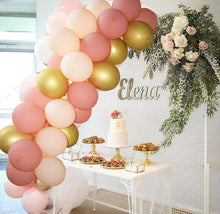 Load image into Gallery viewer, Modern Rose Blush Pink And Gold Balloon Garland kit for Girls Garden Birthday Party Wedding Balloon Baby Shower Bachelorate Party Girl Bitrhday Ballons