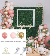 Load image into Gallery viewer, Modern Rose Blush Pink And Gold Balloon Garland kit for Girls Garden Birthday Party Wedding Balloon Baby Shower Bachelorate Party Girl Bitrhday Ballons
