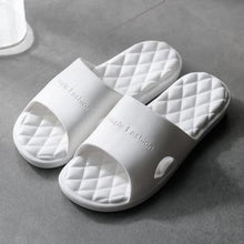 Load image into Gallery viewer, Modern Slippers Women Summer Thick Bottom Indoor Home Couples Home Bathroom Soft To Wear Cool Slippers EVA Open Toe Soft Slippers Soft Shower Massage Bath Pool Gym House Slipper