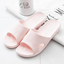 Load image into Gallery viewer, Modern Slippers Women Summer Thick Bottom Indoor Home Couples Home Bathroom Soft To Wear Cool Slippers EVA Open Toe Soft Slippers Soft Shower Massage Bath Pool Gym House Slipper