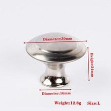 Load image into Gallery viewer, Modern Stainless Steel Kitchen Door Cabinet Bar Handle Pull Knob Cabinet Knobs Furniture Handle Cupboard Drawer Handle Stainless Steel Hollow Tube Bar Drawer Pulls Cupboard Knob For Kitchen Furniture Hardware