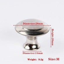 Load image into Gallery viewer, Modern Stainless Steel Kitchen Door Cabinet Bar Handle Pull Knob Cabinet Knobs Furniture Handle Cupboard Drawer Handle Stainless Steel Hollow Tube Bar Drawer Pulls Cupboard Knob For Kitchen Furniture Hardware
