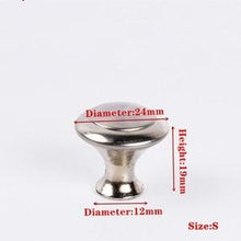 Load image into Gallery viewer, Modern Stainless Steel Kitchen Door Cabinet Bar Handle Pull Knob Cabinet Knobs Furniture Handle Cupboard Drawer Handle Stainless Steel Hollow Tube Bar Drawer Pulls Cupboard Knob For Kitchen Furniture Hardware