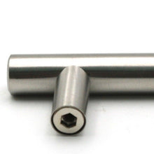 Load image into Gallery viewer, Modern Stainless Steel Kitchen Door Cabinet Bar Handle Pull Knob Cabinet Knobs Furniture Handle Cupboard Drawer Handle Stainless Steel Hollow Tube Bar Drawer Pulls Cupboard Knob For Kitchen Furniture Hardware