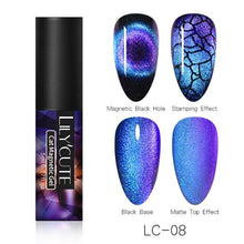 Load image into Gallery viewer, Modern Styllish Elegant 9D Cat Magnetic Nail Gel Polish UV LED Permanent Elegant Colorful Charming Effect For Womens
