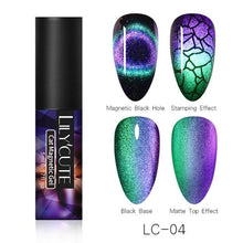 Load image into Gallery viewer, Modern Styllish Elegant 9D Cat Magnetic Nail Gel Polish UV LED Permanent Elegant Colorful Charming Effect For Womens