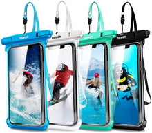 Load image into Gallery viewer, Modern Waterproof Case For Phone Full View Universal Soft Phone Cover For iPhone Water Proof Bag Waterproof Phone Case With Lanyard for iPhone Waterproof Bag