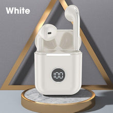 Load image into Gallery viewer, Modern White Wireless Bluetooth Headphones Waterproof HIFI-Sound Music Earphones For Outdoor Sport Workout Headset Sports Headphones Wireless Wearable Music Player Built-in Sweatproof Headphones With Charging Case Bluetooth 5.0
