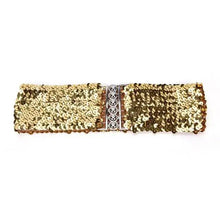 Load image into Gallery viewer, Modern Wide Fabric Strap Silver Metal Buckle Belts For Women Trendy Fashion Stretchable Classic Belts