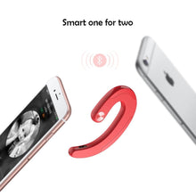 Load image into Gallery viewer, Modern Wireless Bluetooth Headphone Single Earphone Earbuds Exquisite Headset Wireless Bone Conduction Earphones Business Earbuds Bluetooth 4.1 Headphones Over Ear Hooks Handsfree Bone Conduction Earphones Headphones With Microphone