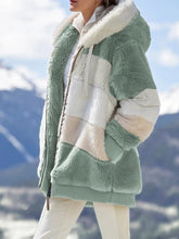Load image into Gallery viewer, Modern Women Casual Jacket Coats Hip Hop New Autumn Winter Loose Multicolor Hooded Jacket For Women Winter Fleece Jacket Hooded Solid Color Coats With Pockets Comfortable Jacket