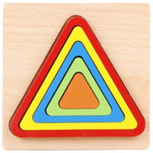 Load image into Gallery viewer, Montessori Cartoon Animal Educational Wooden Beaded Geometry Digital Clock Puzzles Matching Clock Toy For Children