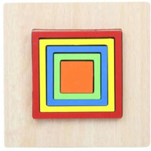 Load image into Gallery viewer, Montessori Cartoon Animal Educational Wooden Beaded Geometry Digital Clock Puzzles Matching Clock Toy For Children