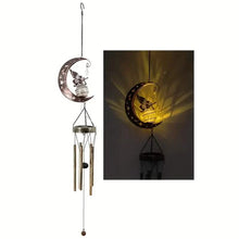 Load image into Gallery viewer, Moon Fairy Solar Wind Chimes Outdoor