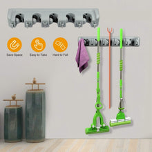 Load image into Gallery viewer, Mop Holder Wall Mount Organizer