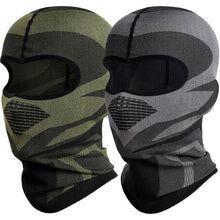 Load image into Gallery viewer, Motorcycle Balaclava Full Face Mask Breathable Moto Motorbike Cycling Hood Cap Windproof Racing Riding Motocross Summer Men Face Scarf Mask Sunscreen Dustproof Army Cycling Hunting Fishing Tactical Airsoft Hat