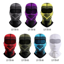 Load image into Gallery viewer, Motorcycle Balaclava Full Face Mask Breathable Moto Motorbike Cycling Hood Cap Windproof Racing Riding Motocross Summer Men Face Scarf Mask Sunscreen Dustproof Army Cycling Hunting Fishing Tactical Airsoft Hat