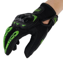 Load image into Gallery viewer, Motorcycle Breathable Glove Strong PVC Touch Screen Full Finger Motorbike Racing Riding Bicycle Summer Gloves