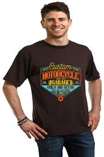Load image into Gallery viewer, Motorcycle Garage Men's Bamboo Viscose/Organic Cotton Short Sleeve Graphic T-Shirt
