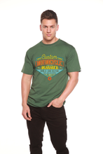 Load image into Gallery viewer, Motorcycle Garage Men's Bamboo Viscose/Organic Cotton Short Sleeve Graphic T-Shirt