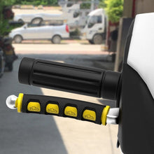 Load image into Gallery viewer, Motorcycle Handgrip Guard Motorbike Brake Clutch Lever Cover Horn Handlebar Electric Handlebar Brake Handle Rubber Non-Slip Bicycle Handle With End Holding Shock Resistance Absorbent Comfortable Bike Accessories