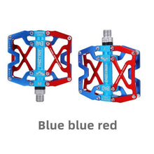 Load image into Gallery viewer, Mountain Bicycle Pedals Cycling Ultralight Aluminum Alloy 3 Bearings Pedals Bike Pedals Flat Bike Pedal Ultra-Light Aluminum Alloy Sealed Bearing With Cleats Pedal Suitable For Mountain Bike Bicycle
