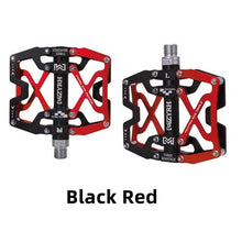 Load image into Gallery viewer, Mountain Bicycle Pedals Cycling Ultralight Aluminum Alloy 3 Bearings Pedals Bike Pedals Flat Bike Pedal Ultra-Light Aluminum Alloy Sealed Bearing With Cleats Pedal Suitable For Mountain Bike Bicycle