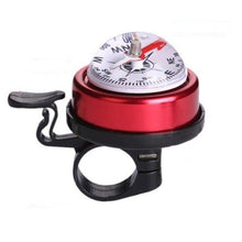 Load image into Gallery viewer, Mountain Bike Bicycle Bell Bike Compass Bicycle Bells Handlebar Aluminum Compass Ring Cycling Bike Horn Bicycle Accessories Bicycle Bell Bike Bell With Compass And Loud Crisp Clear Sound For Scooter Mountain Bike Road Bike