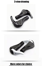 Load image into Gallery viewer, Mountain Bike Grips Handlebar Grips Handle Bar End Ergonomic Bicycle Handlebar Grips Comfort Bicycle Bar Grip Non-Slip Rubber Anti-Slip Designed For Handlebars Ergonomic Lock-on Bicycle Handlebar Grips