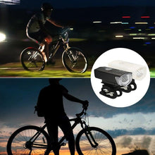 Load image into Gallery viewer, Mountain Cycle Front Back Headlight Lamp Flashlight Cycle Light 300 Lumens 3 Modes Bike Bicycle Light Bicycle Lights Super Bright LED Bike Lights For Night Riding Bike Headlight With USB LED Rechargeable
