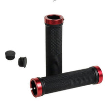 Load image into Gallery viewer, Mountain Road Cycling Bike Bicycle Handlebar Cover Grips Smooth Soft Rubber Anti-Slip Handle Double Lock On Locking Bicycle Grips Non-Slip Bike Handles Grip For Kids Bike Non-Slip Rubber Mushroom Grips For Scooter