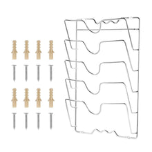 Load image into Gallery viewer, Mounted Pot Lid Rack Pot Cover Organizer