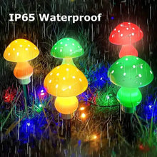 Load image into Gallery viewer, Multi-Color Changing LED Solar Mushroom Light