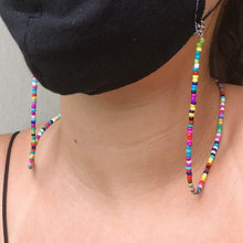 Load image into Gallery viewer, Multi-Color Face Mask Holder Beads Chain