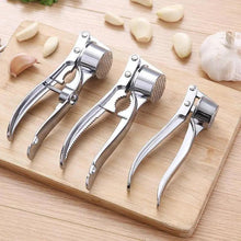 Load image into Gallery viewer, Multi-Functional Imitating Stainless Steel Garlic Press Crusher Kitchen Cooking Ginger Squeezer Masher Handheld Ginger Mincer Tools