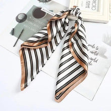 Load image into Gallery viewer, Multi-Functional Square Silk Scarf 60*60cm Headband Hairbands Hair Hoop Accessories For Women,Girl,Lady Head Neck Satin Scarf Handkerchief