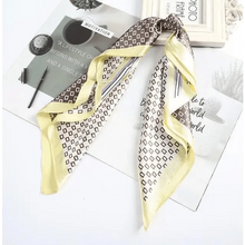 Load image into Gallery viewer, Multi-Functional Square Silk Scarf 60*60cm Headband Hairbands Hair Hoop Accessories For Women,Girl,Lady Head Neck Satin Scarf Handkerchief