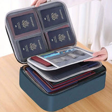 Load image into Gallery viewer, Multi-Layer Document Tickets Storage Bag Certificate File Organizer Case