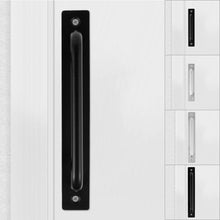 Load image into Gallery viewer, Multi-Purpose Door Handles Balcony Bedroom Cupboard Drawer Pulls Furniture Knobs Kitchen Bar Cabinet Door Handles Grab Hole Free Kitchen Cabinet Handle Furniture Hardwar