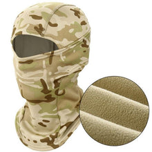 Load image into Gallery viewer, Multicam Camouflage Balaclava Full Face Scarf Mask Hiking Cycling Hunting Army Bike Military Head Cover Tactical Airsoft Cap Men Ski Mask for Men Windproof Thermal Winter Scarf Mask Women Neck Warmer Hood for Cycling