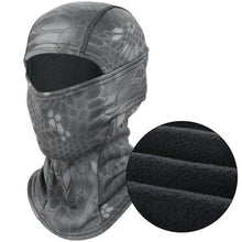 Load image into Gallery viewer, Multicam Camouflage Balaclava Full Face Scarf Mask Hiking Cycling Hunting Army Bike Military Head Cover Tactical Airsoft Cap Men Ski Mask for Men Windproof Thermal Winter Scarf Mask Women Neck Warmer Hood for Cycling