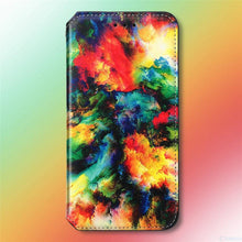Load image into Gallery viewer, Multicolored Phone Case For iPhone 13 12 11 Pro Mini Cover Wallet Card Slot Flip Magnetic Leather PU Leather Flip Wallet Cover with Card Slots Case Cover