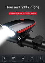Load image into Gallery viewer, Multifunction Bicycle Light Ultra Bright With Electric 130dB Horn Bicycle Bell Bike Light Rainproof LED Bike Tail Light 2 Pack Bright Bicycle Rear Cycling Safety Flashlight Light Mode Options High Intensity Led Rear Light Fits On Any Bike