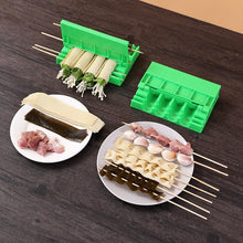 Load image into Gallery viewer, Multifunctional Barbecue String Skewers Kebab Food Meat String Device Skewer for Pork Maker BBQ Tools Accessories BBQ Meat Skewer Multifunction Tool Quick Barbecue Kebab Meat String Device Machine Maker