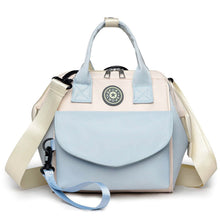 Load image into Gallery viewer, Multifunctional Diaper Changing Bag with 2 Insulated Pockets Commute Bag