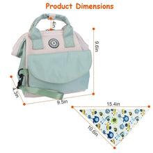 Load image into Gallery viewer, Multifunctional Diaper Changing Bag with 2 Insulated Pockets Commute Bag