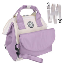 Load image into Gallery viewer, Multifunctional Diaper Changing Bag with 2 Insulated Pockets Commute Bag